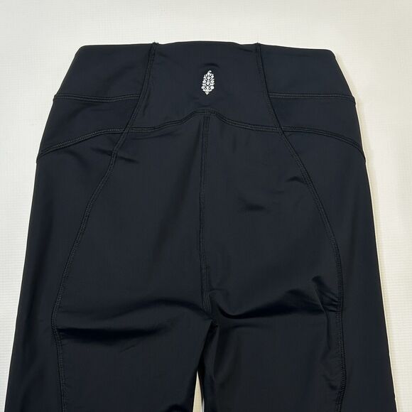 FP Movement Free People Womens Size S Pull On cropped leggings Black Running - Picture 6 of 11